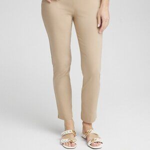 Chico's So Slimming Brigitte Back-Slit Slim Ankle Pants 20T